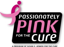 Passionately Pink For the Cure image -- click to donate to the Susan G. Komen Fund